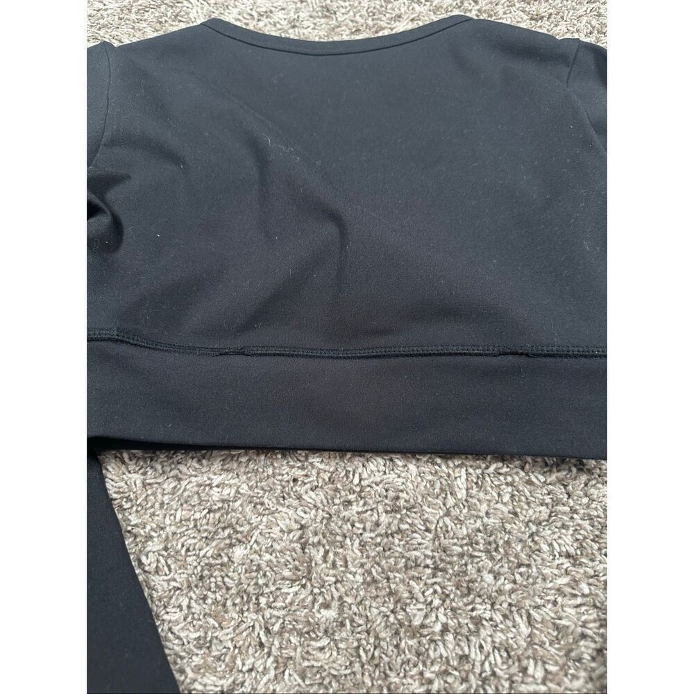 Darc Sport SHE Soul Jade Energy Long sleeve crop top padded Black Wolf Gym XS - Picture 10 of 10